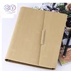 Top quality school innovation custom pu leather note book easy sell items promotion diary notebook