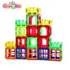Hot Selling 3D Puzzle 102pcs Creative Castle Construction DIY Educational Magnetic Toy for Kids Magna Tiles