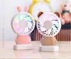 handheld fan plastic air battery powerRabbit Fan handheld usb small rechargeable mini fan