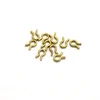 brass length 4mm earring u keep pins tight glue on bails earring fingernail post