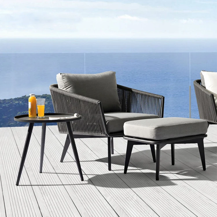 2019 New Classic Style Patio Rope Furniture Garden Modern Waterproof