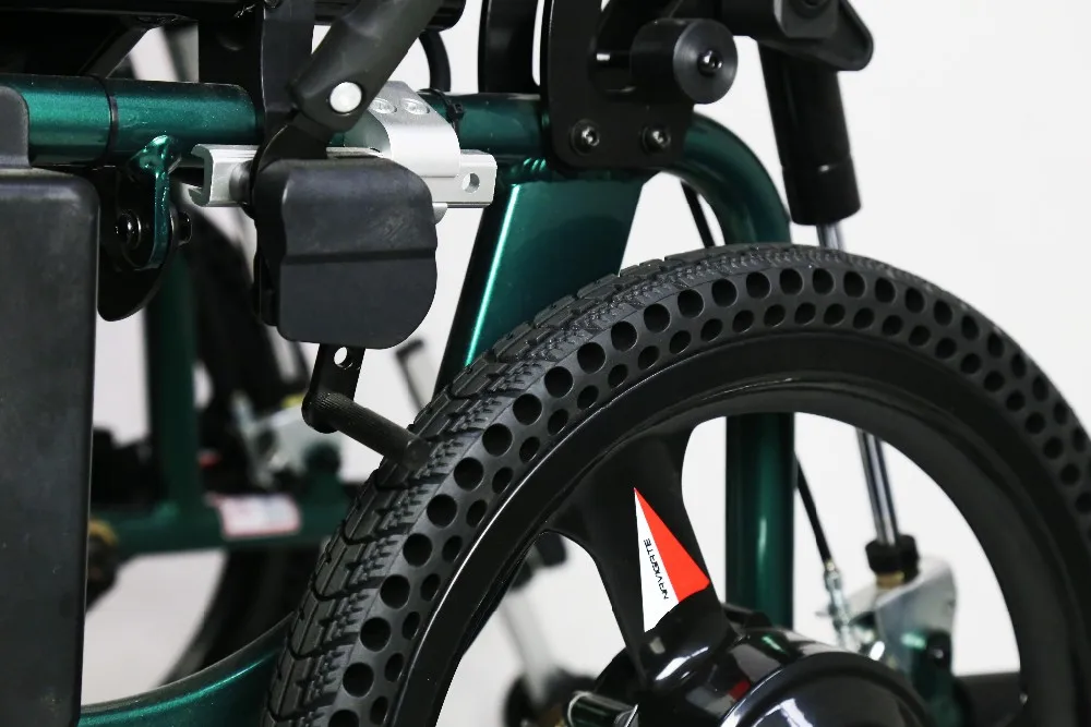 Nedong 22 Inch Electric Wheelchair Airless Solid Tire Wheel Chair