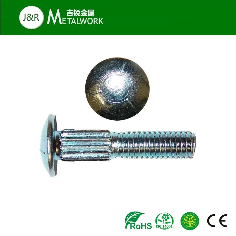 Ansi Astm Gr5 Garde5 B7 B7m Round Head Ribbed Neck Carriage Bolt Buy