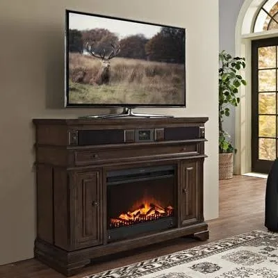 Turnkey Llc San Andorra 48inch Tv Stand With Electric Fireplace