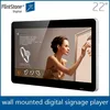 22inch Android 3G wifi programmable LCD display,digital LCD promotional display monitor,hanging 22 inch LCD screen advertising