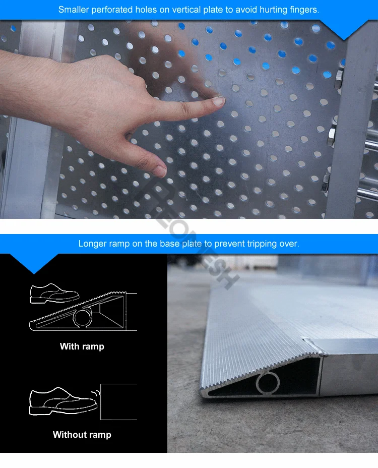 AEOMESH Stand Fence / Aluminum Mojo Barricade