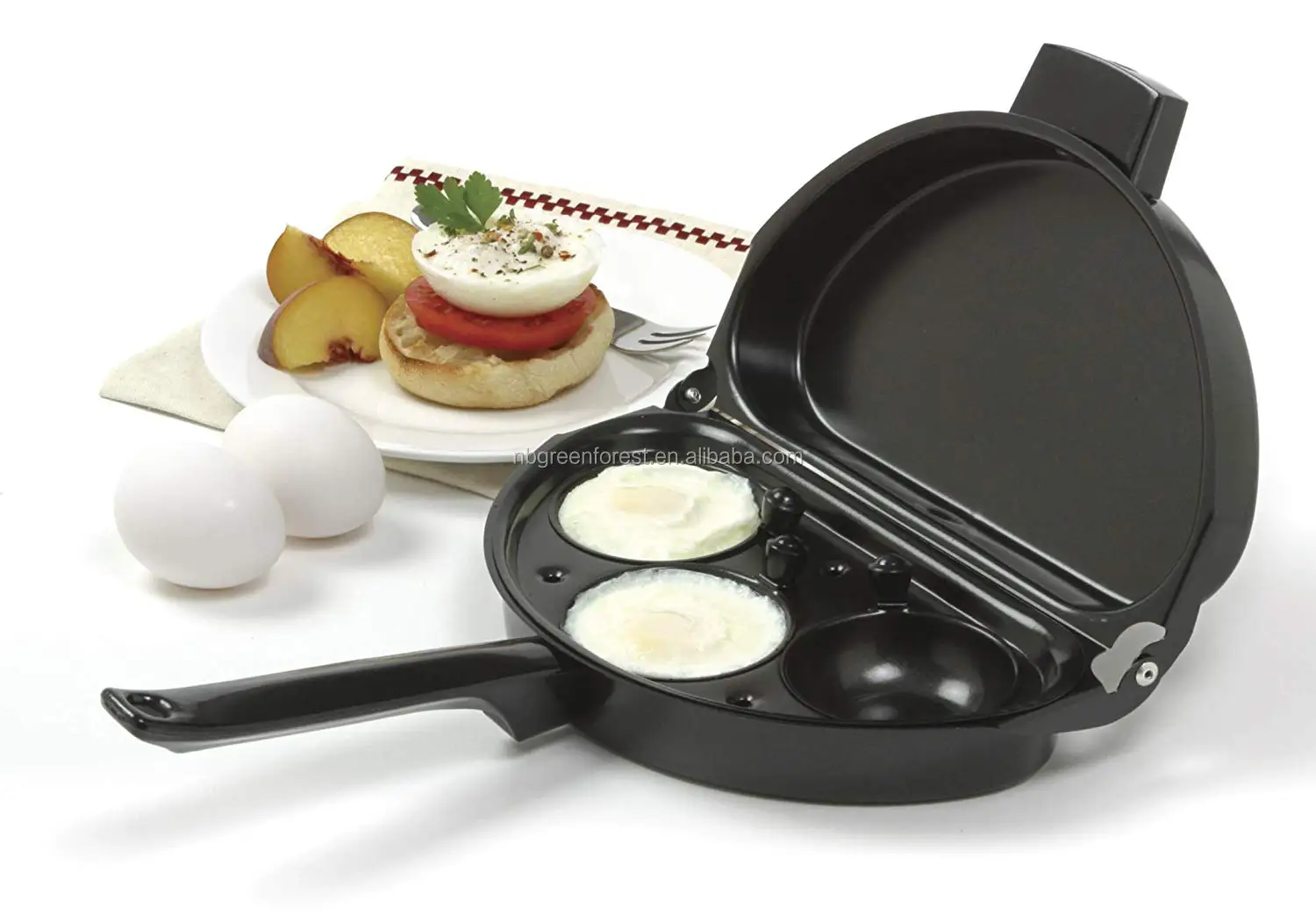 Nonstick Omelet Pan With Egg Poacher Buy Nonstick Omelet Pan With Egg