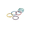 Rings clear book with spiral ring black loose leaf binding metal book ring