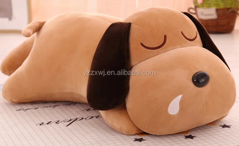 big stuffed dog pillow