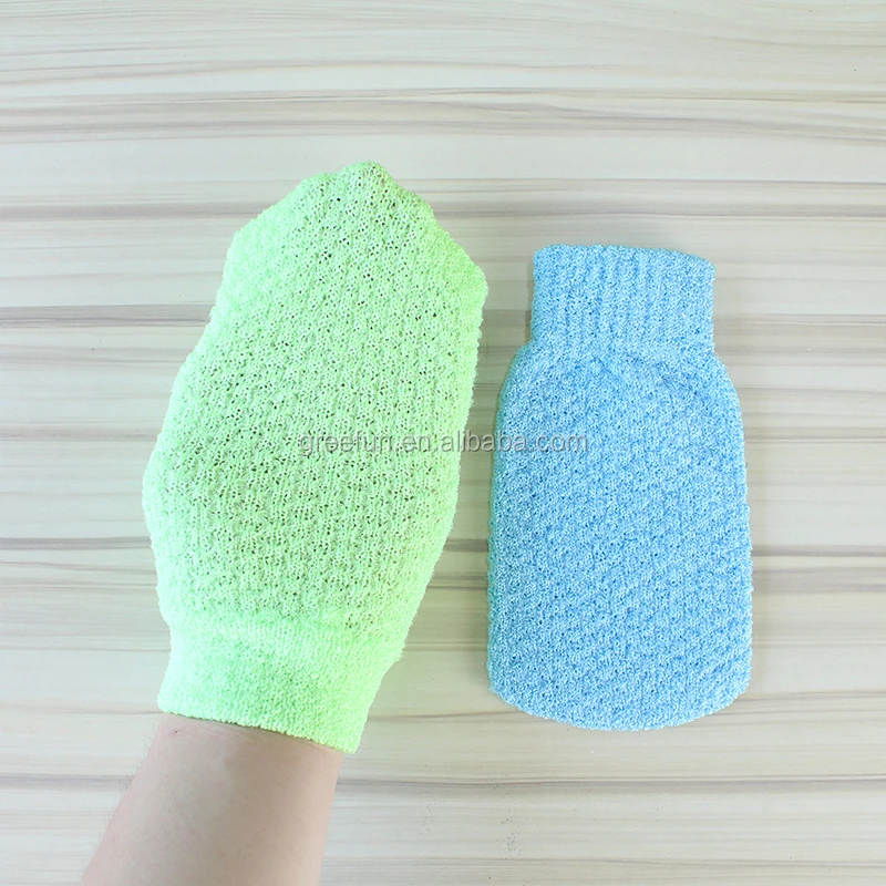 New Product Promotional Hammam Body Wash Scrub Glove Factory,Wholesale Exfoliating Bath Gloves