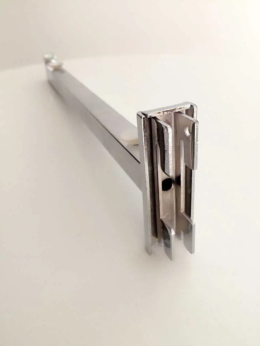 10" 250mm Single Hook for Twin Slot Upright Rail shelving 