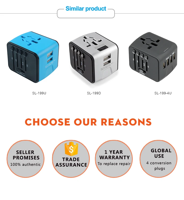 Travel item multi purpose promotional business gift item usb travel adaptor corporate gifts travel over the world bussines gift