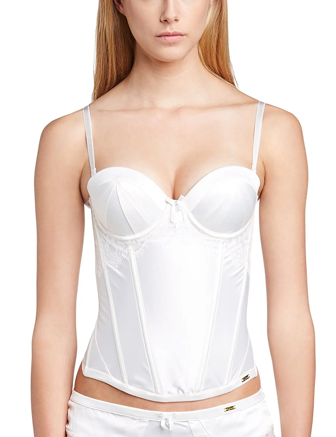 bridal basque strapless