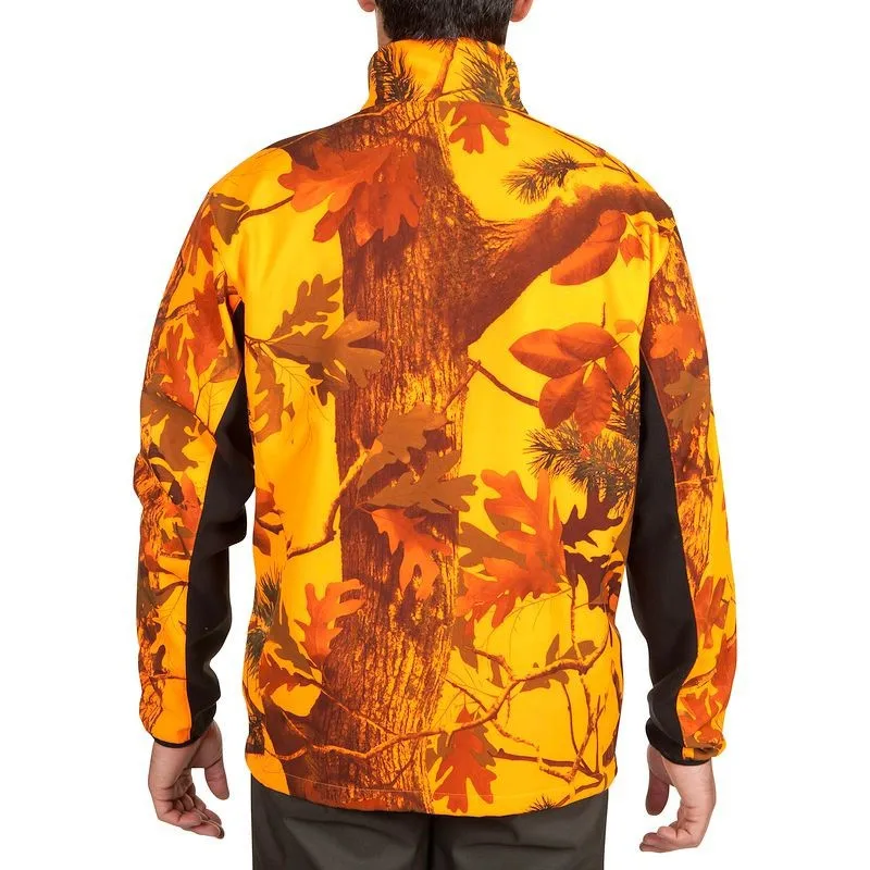 Men's Outdoor Hightvisible Blaze Orange Camo Jacket Hunting - Buy Windproof&visible,Blaze Orange 