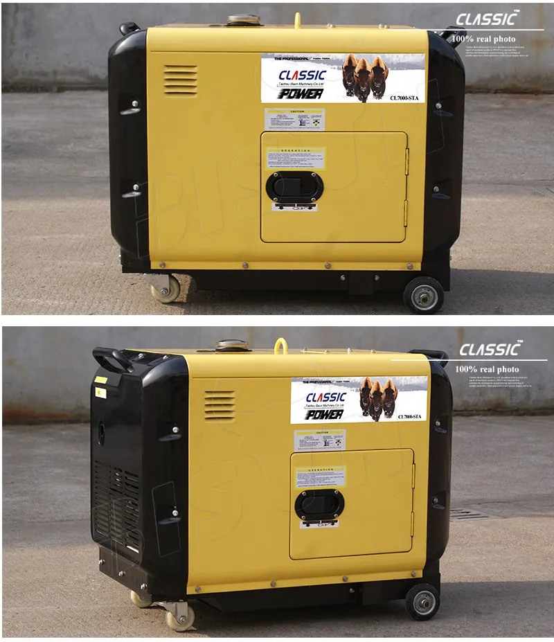 Bison(china) Power 5 Kilowatt Portable Diesel Generator Price 10hp