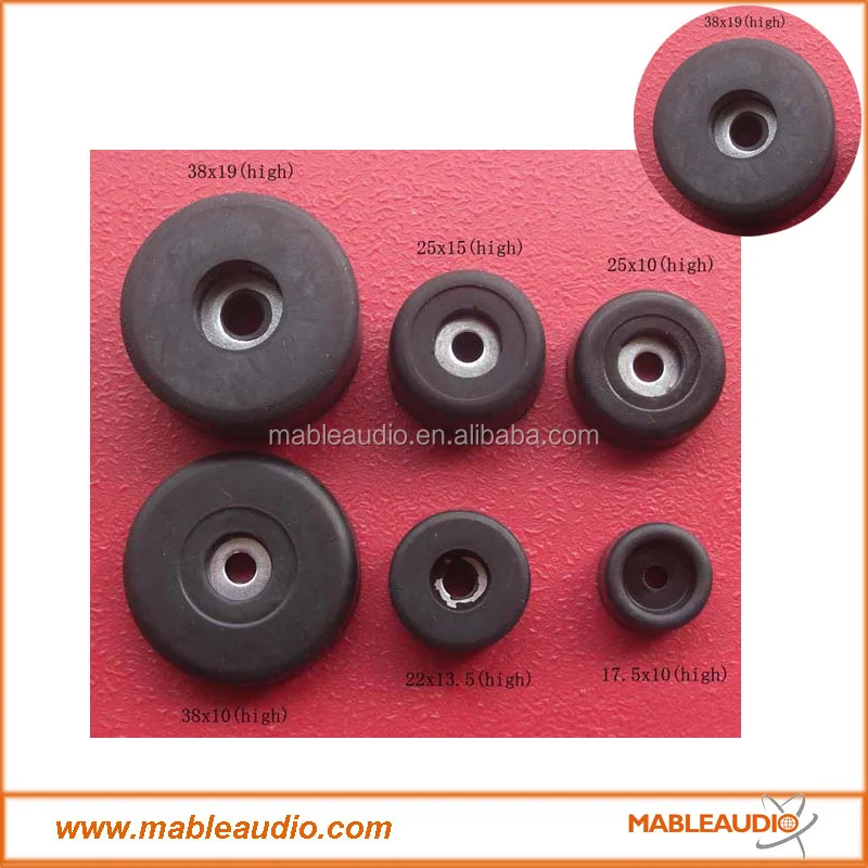 Rubber Feet 38mm X19mm High Quality Rubber Feet For Speaker/adjustable ...