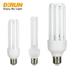 Hot sales 2u 3u 4u cfl bulb light glass raw materials tube parts SKD E27 B22 daylight economic energy saving lamp , CFL-U