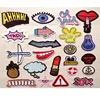 very popular custom embroidered patches for clothing/DIY