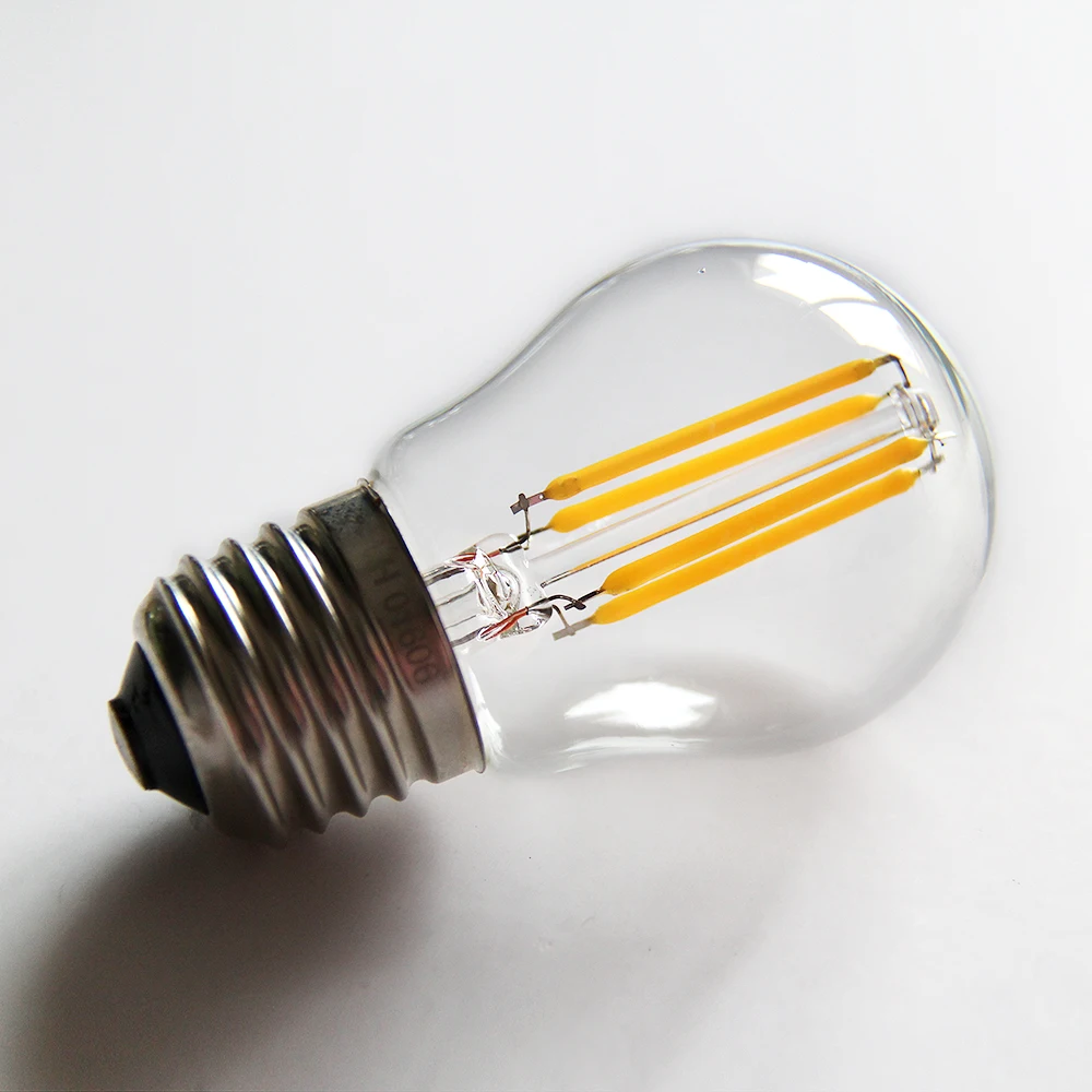 G45 4W e14 E27 220V Warm white housing vintage LED Edison style lighting bulb