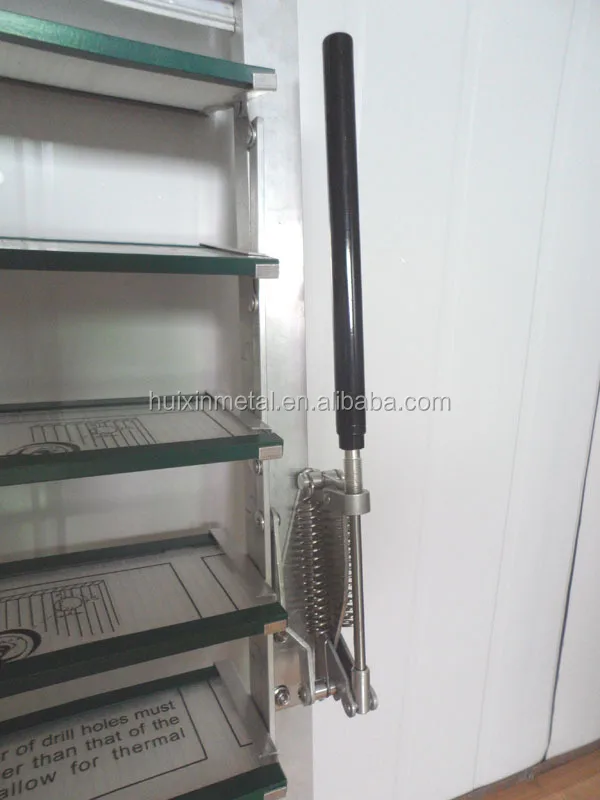 Folding Mechanical High Smart Greenhouses Roof Vent Automatic Sliding Greenhouse Door Louver