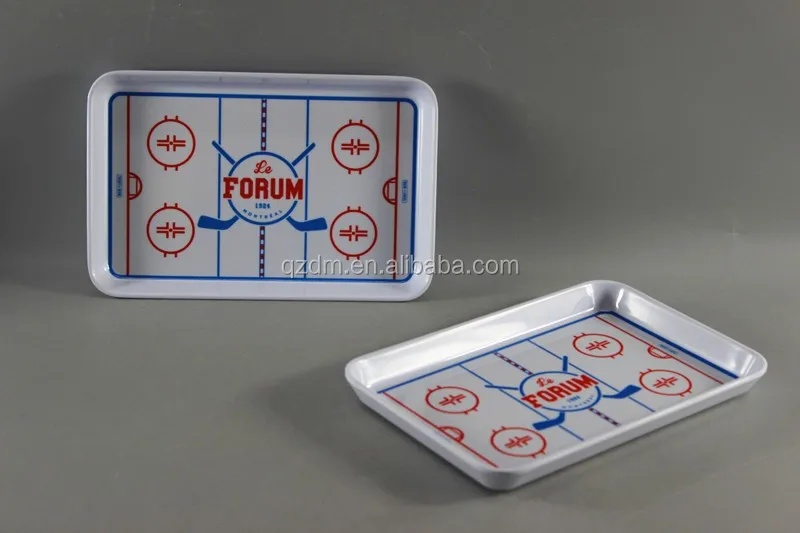Melamine Kids Serving Tray Plastic Rectangle Tray Bread Tray