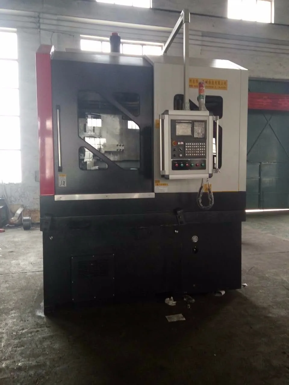 High speed Computer control CNC vertical lathe for brake drum VTC6080