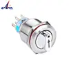 waterproof metal 3 position selector switch 22mm