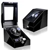 Time partner High quality Black wooden 2+3 luxury watch winder box