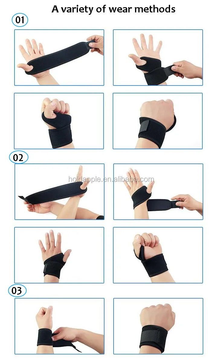 Wrist Brace Wrap Relief Pain For Carpal Tunnel Tendonitis Arthritis