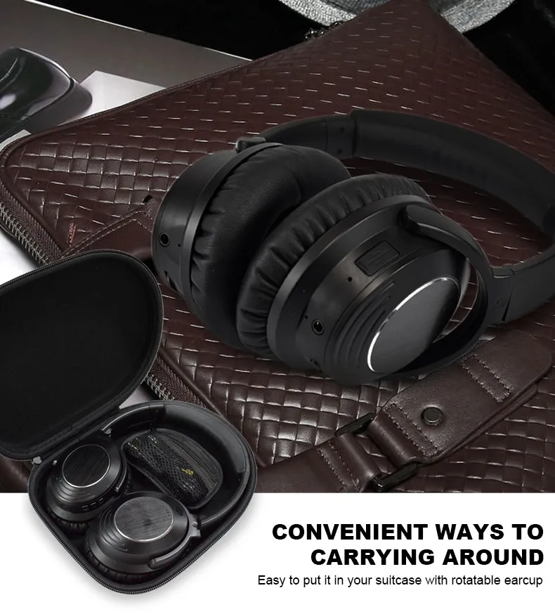 Foldable Noise Cancelling Bluetooth Headphone Without Wire Anc01 Buy