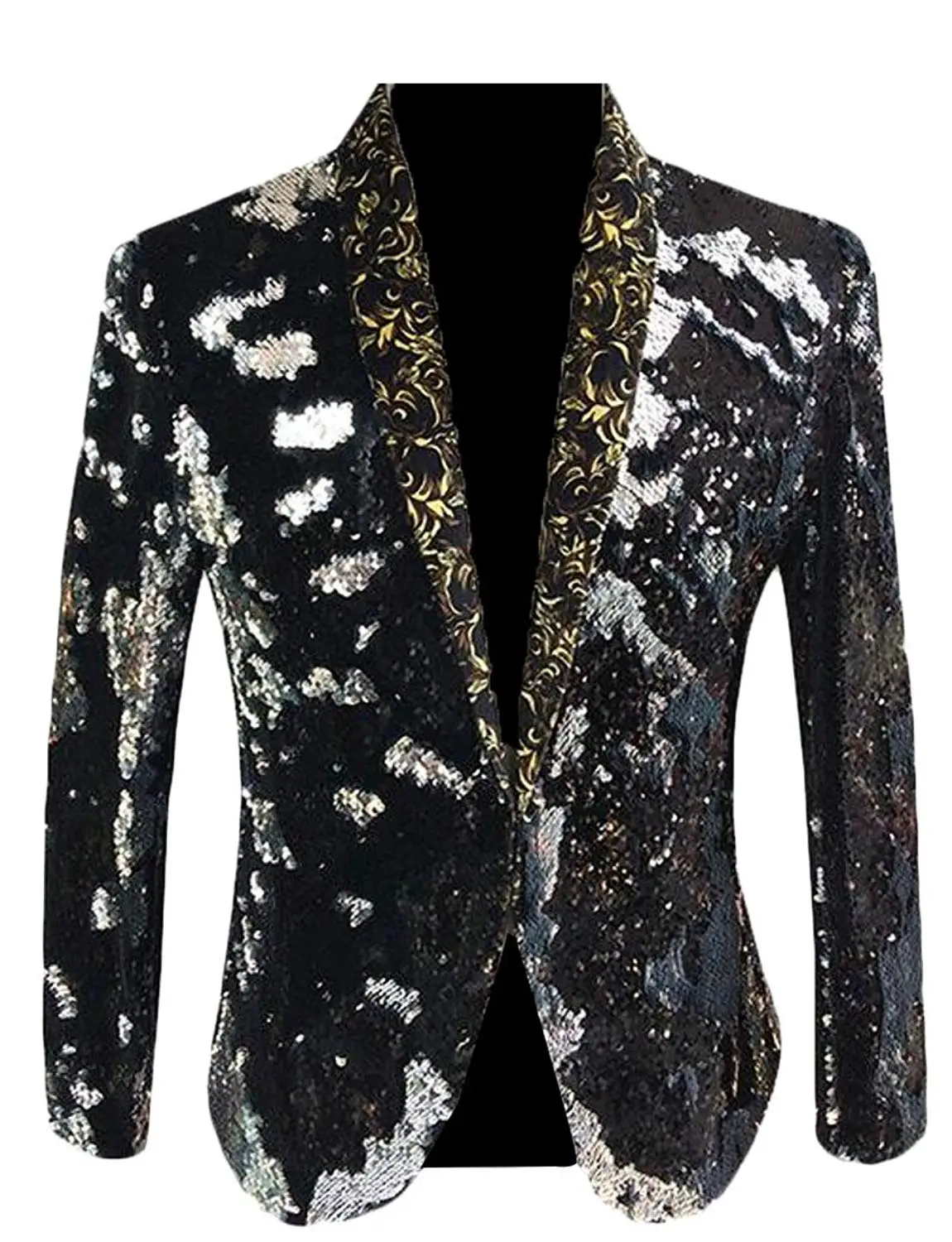 Comaba Mens Original Fit Premium Plus-Size Party Blazer Vest Pants Set
