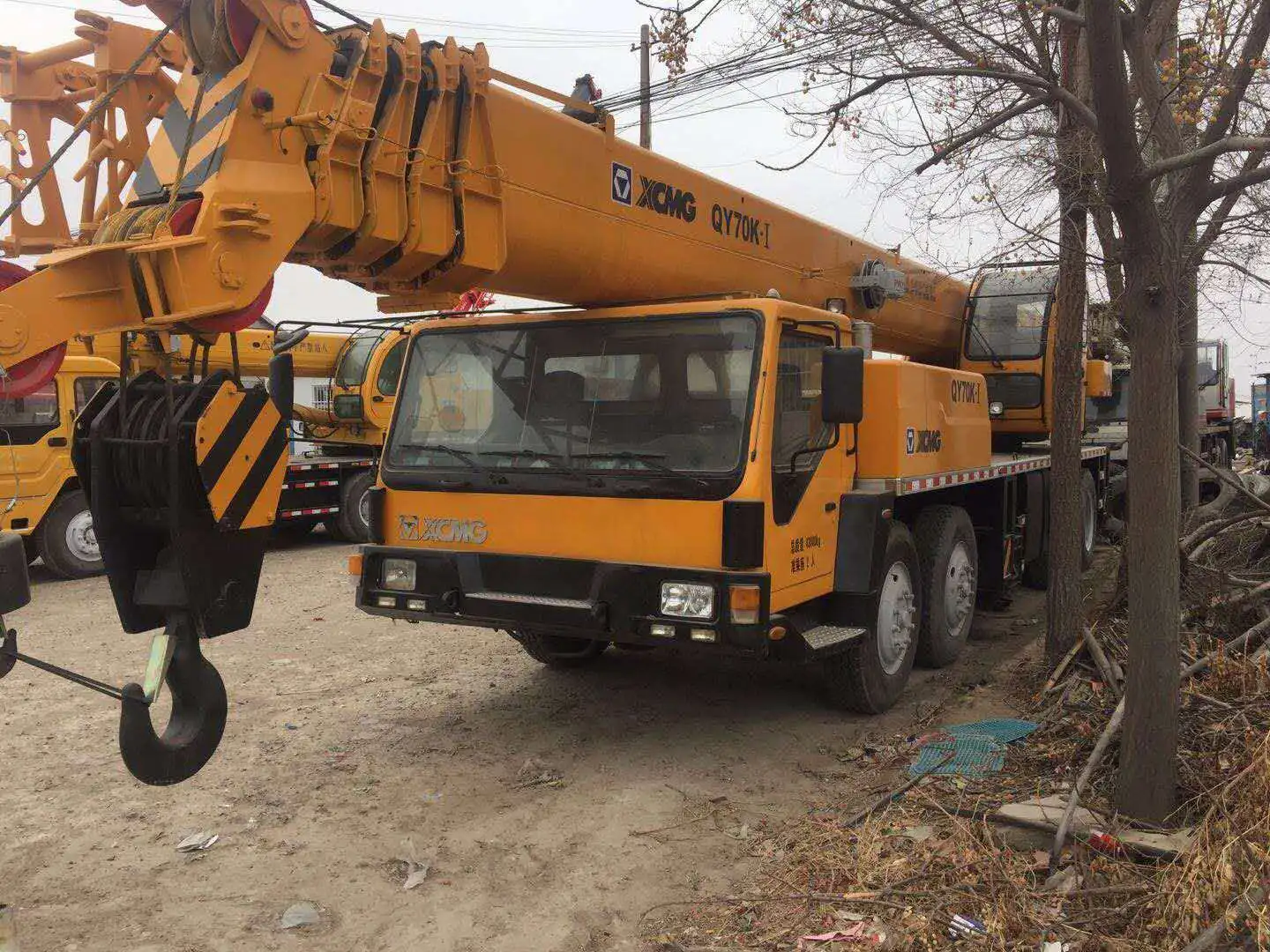 Used Xcmg 70t Truck Crane In Good Working Condition,Xcmg Qy70k Truck