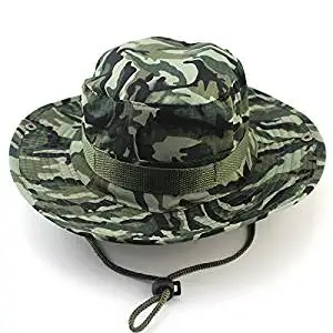 SHENGHUAJIE Outdoor Casual Combat Camo Ripstop Army Military Boogie Bush Jungle Sun Hat Cap Fishing Hiking