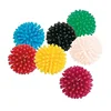 Pet Squeaky Chewing Balls Cat Chew Toys Soft Stab Balls Cleaning Teeth Toys Play Balls with High Bounce for Large Medium Sma