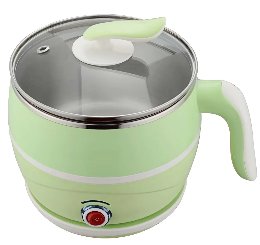 Lj301 Lovely Hot Pot 304stainless Steel 1.2l Cute Electric Cooker Pot