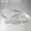 Meerosee Lighting Top Grade Quality Silver LED Circle Pendant Lamp MD5060