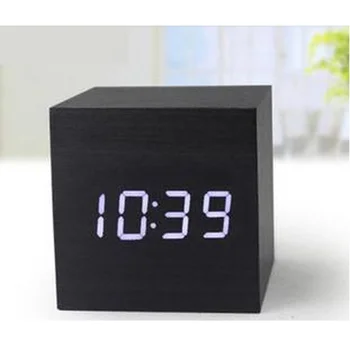 Wholesale Small Square Digital Alarm Led Clock Wood Table Clock Modern Home Decor Buy Wholesale Small Square Digital Alarm Led Clock Wood Table Clock Modern Home Decor Product On Alibaba Com