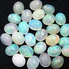 Excellent Natural Opal 3x5mm Fire Oval Opal Cabochon Stone