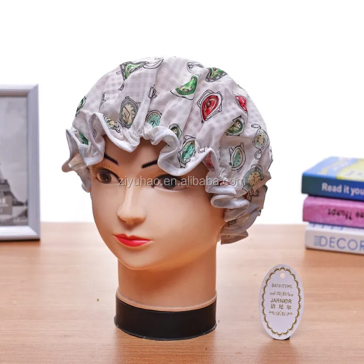 Good Quality Fancy Heated Shower Cap/personalized Shower Caps Buy