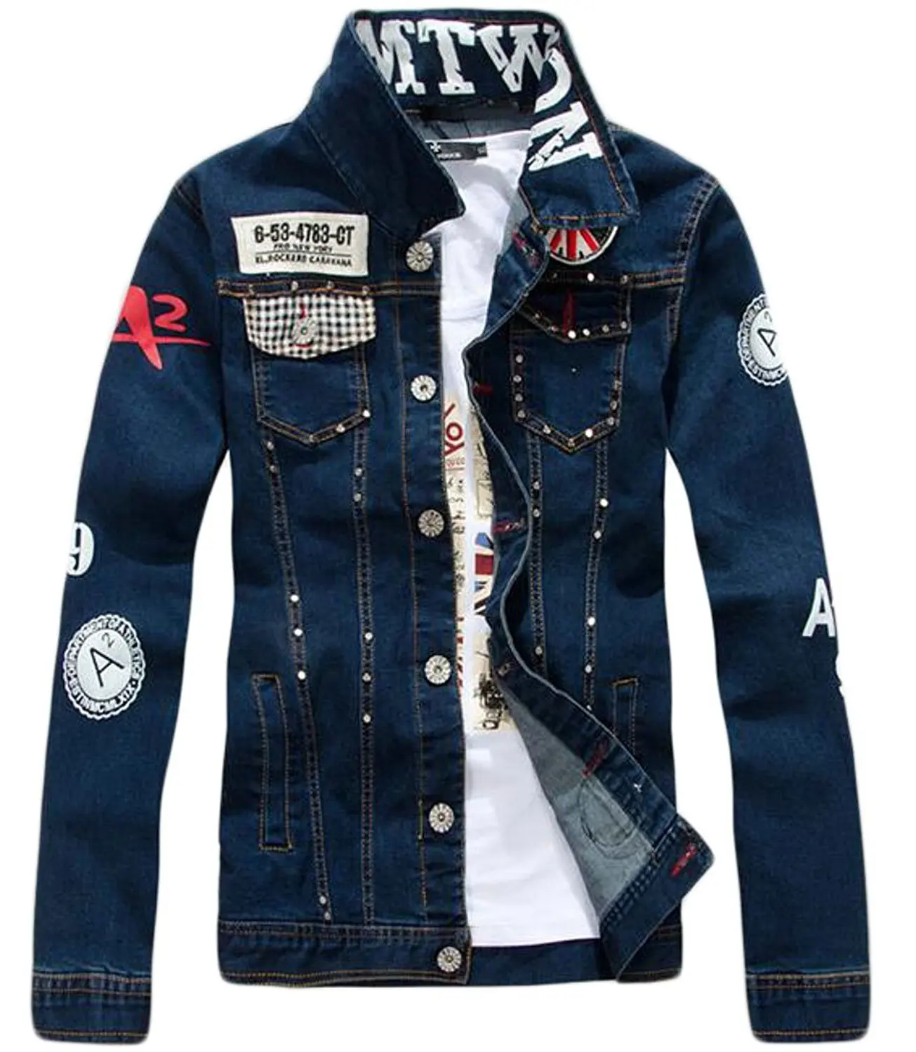 Джинсовые куртки бренд арт. 9194-991 Корея мужская