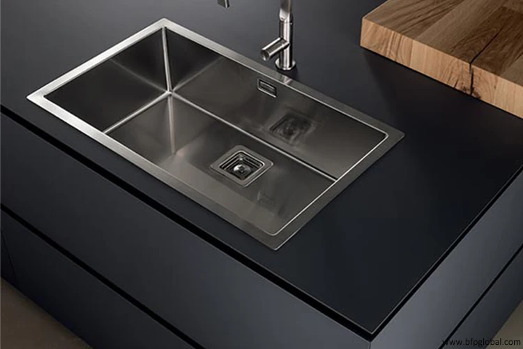 Matt Finish Lacquer Plywood Carcass Luxury Kitchen Cabinet For