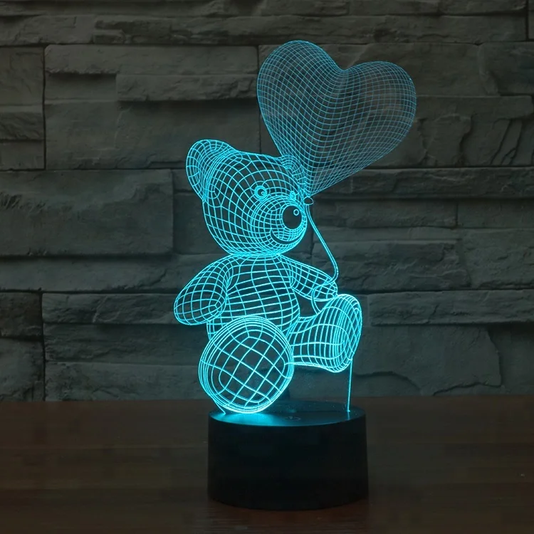 Smart lamp named bear table night light for baby night light lamp