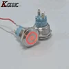 DC 22mm 12v Metal Push Button Switch Power LED Indicator Momentary
