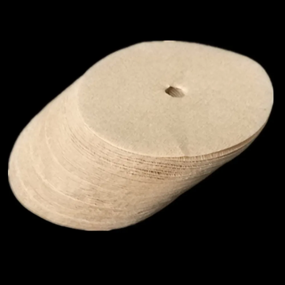 Disk Round Shape Coffee Filter Paper White Color 100pcs/bag Dia 58mm