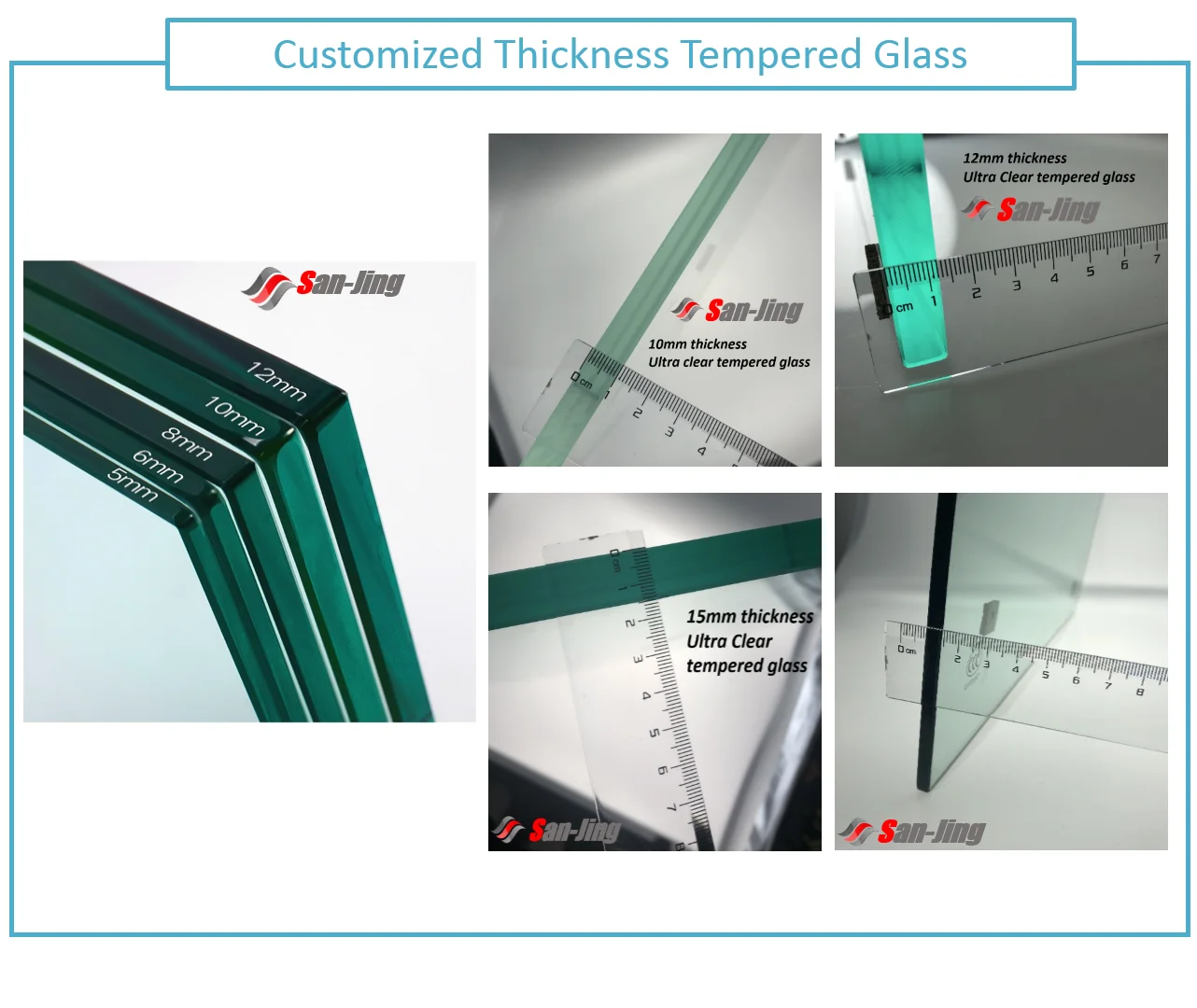 Hot Sale China Factory Tined 6mm 8mm 10mm 12mm Tempered 4x8 Glass Sheet ...