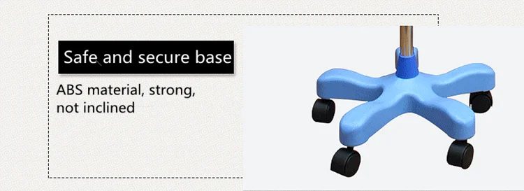 Most popular hospital furniture stainless steel IV drip stand ABS medical equipment