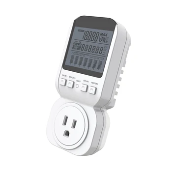 meter power socket 220v energy electric digital larger plug