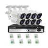 iTOONER 5MP 8 channel security camera system outdoor 8ch poe nvr system H.265+ support mobile view