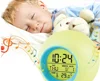 cheap good quality hotel room bedside wake up 7 color light alarm clock with nature sound