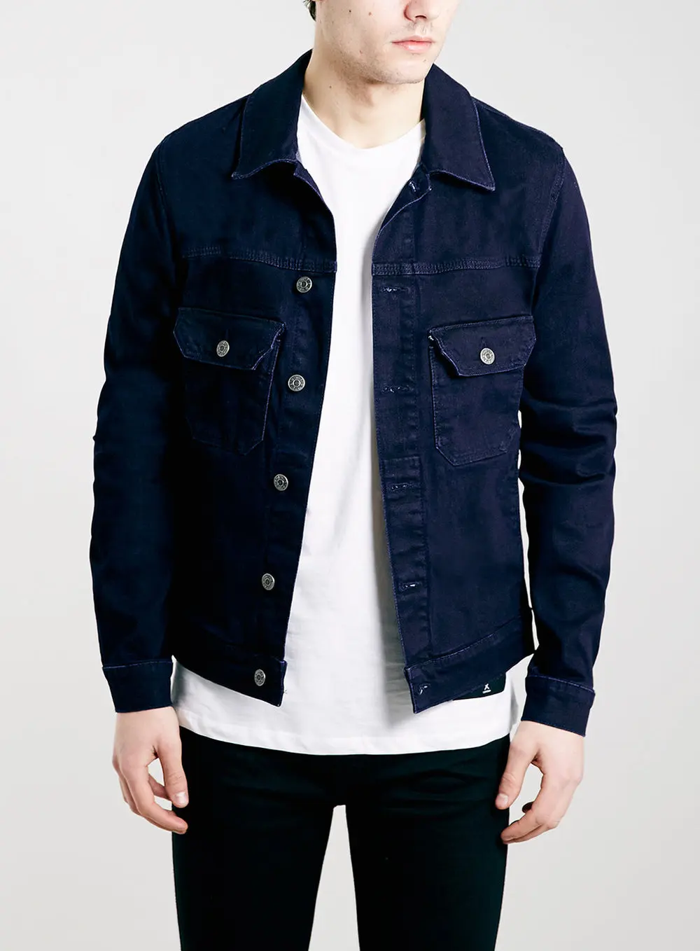 skinny denim jacket mens